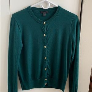 100% Merino Wool J. Crew Cardigan size M